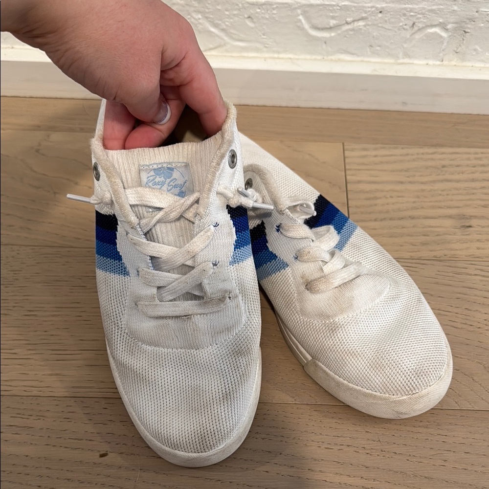 Roxy White and Blue Women's Sandals